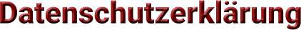 Datenschutzerklärung