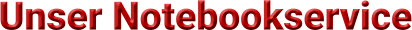 Unser Notebookservice